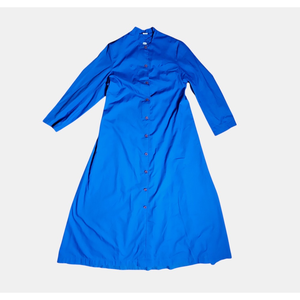 C. M. Almy & Son Liturgical Vestment Clerical Robe Pulpit Pastor Womens 38 Blue